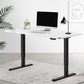 Artiss Standing Desk Motorised Electric Sit Stand Table Riser Computer Laptop Desks Black White