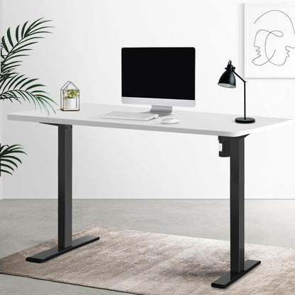 Artiss Electric Standing Desk Motorised Adjustable Sit Stand Desks Black White
