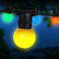 Jingle Jollys 23m LED Festoon String Lights 20 Bulbs Kits Wedding Party Christmas G45