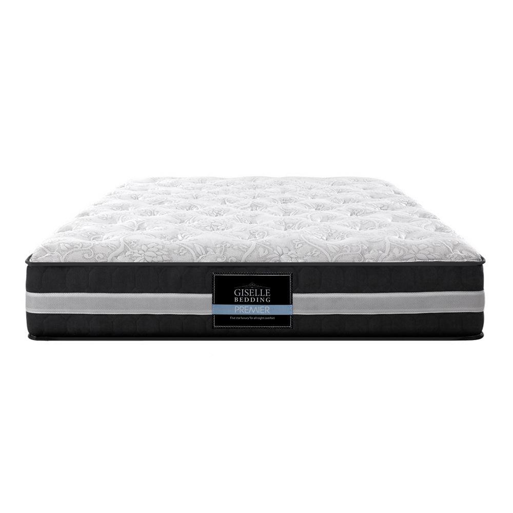 Giselle Bedding Lotus Tight Top Pocket Spring Mattress 30cm Thick Double