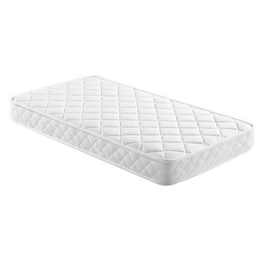 Giselle Bedding Baby Cot White Pocket Spring Mattress 13cm Thick