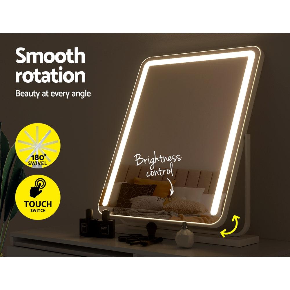 Embellir Makeup Mirror With Light Hollywood LED Vanity Wall Mounted 50X60CM