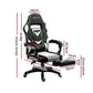 Artiss Office Chair Computer Desk Gaming Chair Study Home Work Recliner Black White