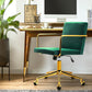 Velvet Office Chair Swivel Desk Chair Armchair Height Adjustable Computer Chairs