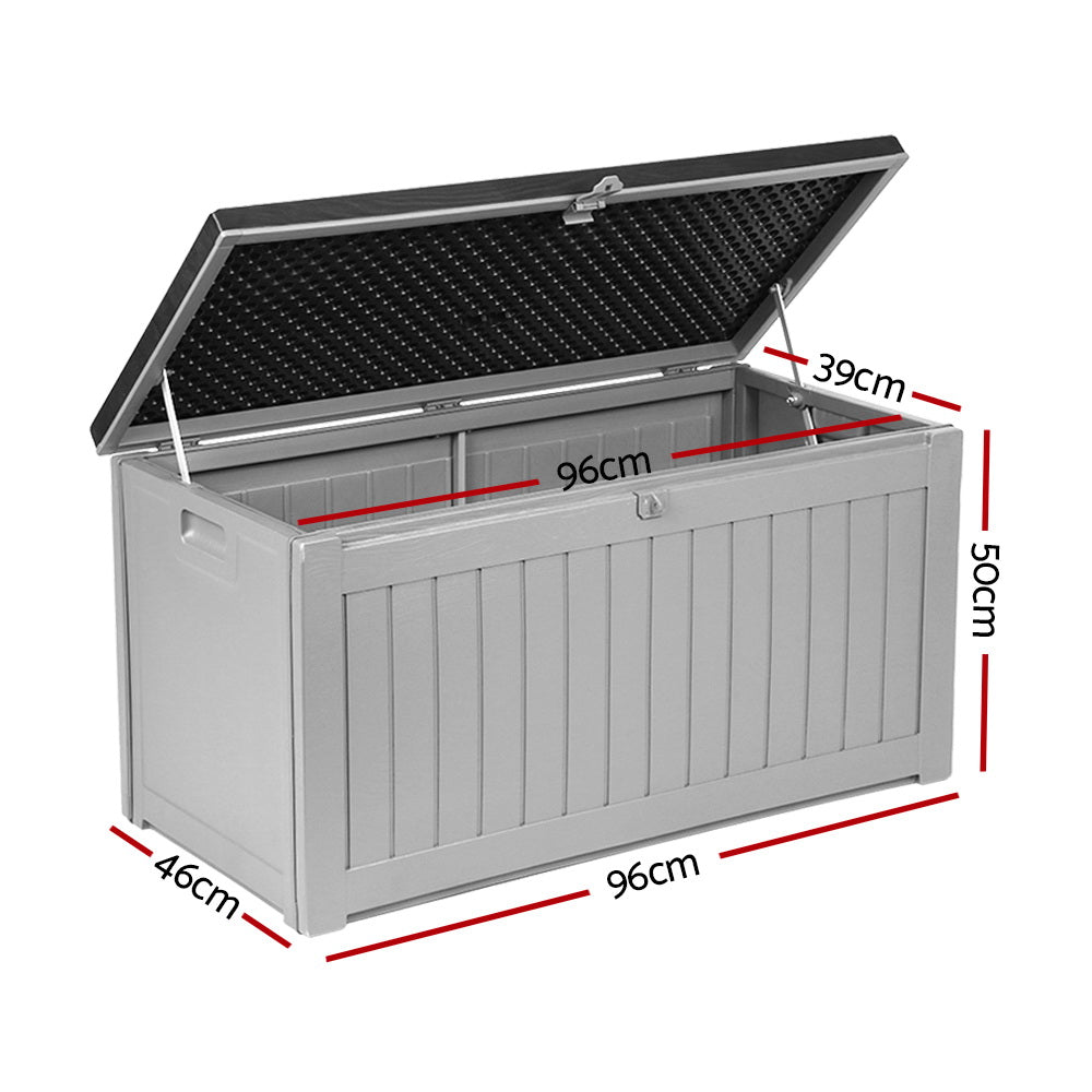 Gardeon Outdoor Storage Box Bench Seat 190L