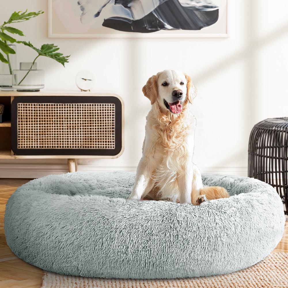 i.Pet Pet Bed Dog Bed Cat Extra Large 110cm Light Grey