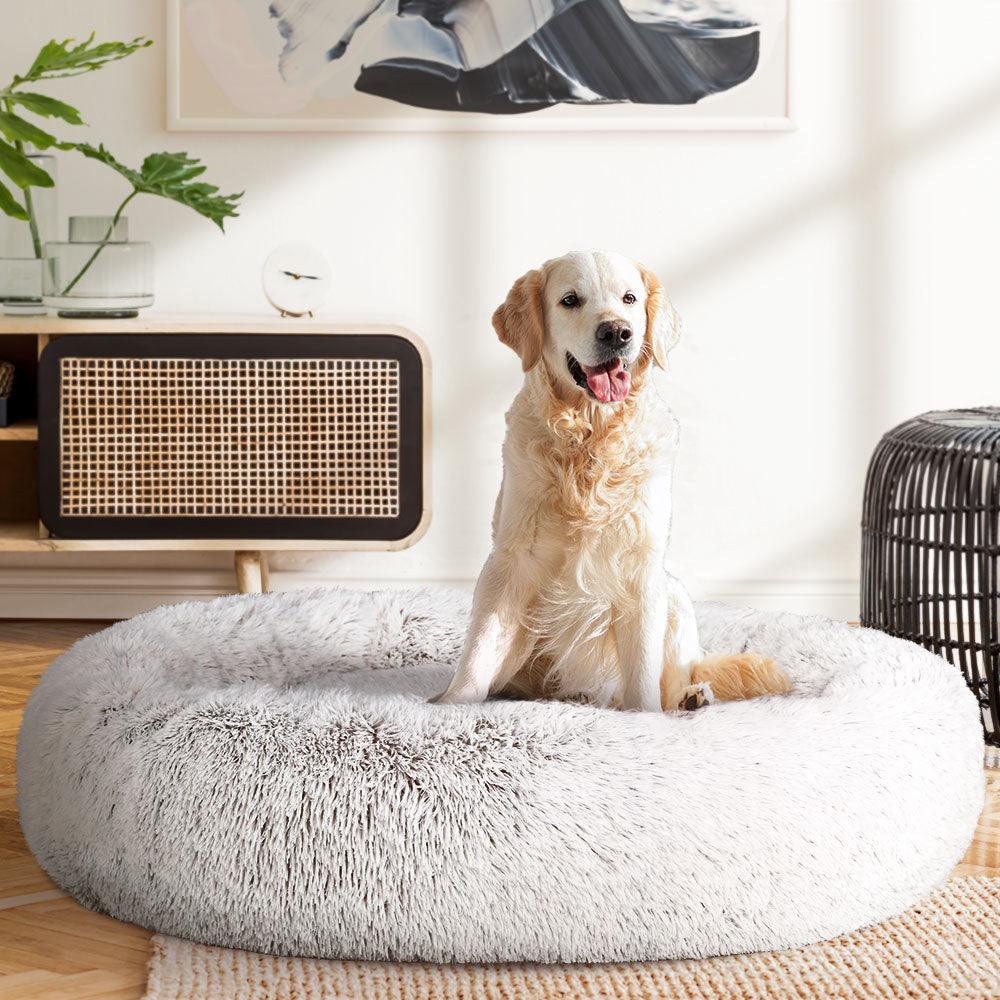 i.Pet Pet Bed Dog Bed Cat Calming Extra Large 110cm Sleeping Comfy Washable