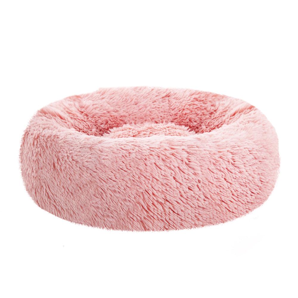 i.Pet Pet bed Dog Cat Calming Pet bed Small 60cm Pink Sleeping Comfy Cave Washable