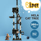 i.Pet Cat Tree 260cm Trees Scratching Post Scratcher Tower Condo House Furniture Wood