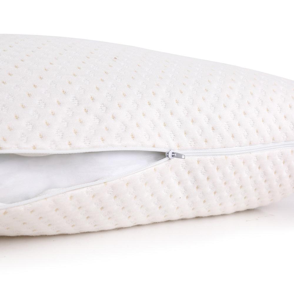 Giselle Bedding Set of 2 Single Bamboo Memory Foam Pillow
