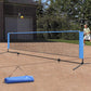 Everfit Portable Sports Net Stand Badminton Volleyball Tennis Soccer 4m 4ft Blue