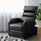 Artiss Luxury Recliner Chair Chairs Lounge Armchair Sofa Leather Cover Brown
