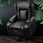 Artiss Electric Recliner Chair Lift Heated Massage Chairs Lounge Sofa Leather