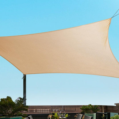 Instahut 280gsm 5x7m Sun Shade Sail Canopy Rectangle