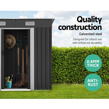 Giantz Garden Shed Outdoor Storage Sheds Tool Workshop 1.94x1.21M with Base