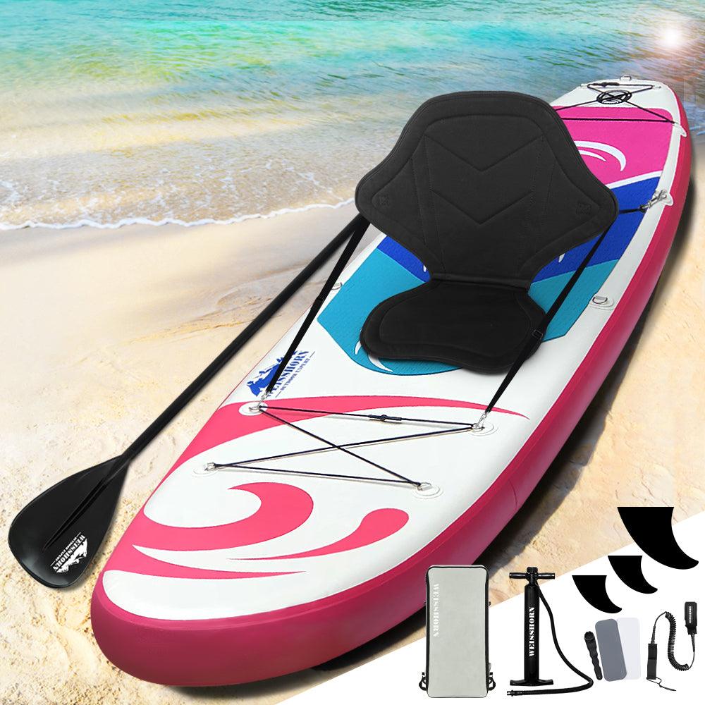 Weisshorn Stand Up Paddle Board 11ft Inflatable SUP Surfboard Paddleboard Kayak