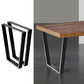 Artiss 2x Coffee Dining Table Legs 71x65/40CM Industrial Vintage Bench Metal Trapezoid