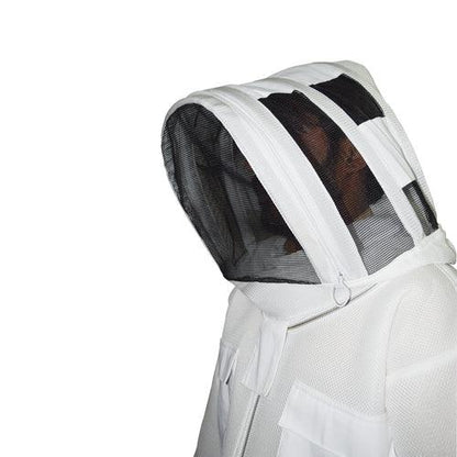 Beekeeping Bee Suit 2 Layer Mesh Hood Style Light Weight & Ultra Cool- M