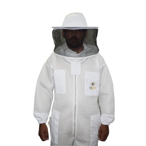 Beekeeping Bee Suit 2 Layer Mesh Round Head Style Ultra Cool & Light Weight - M