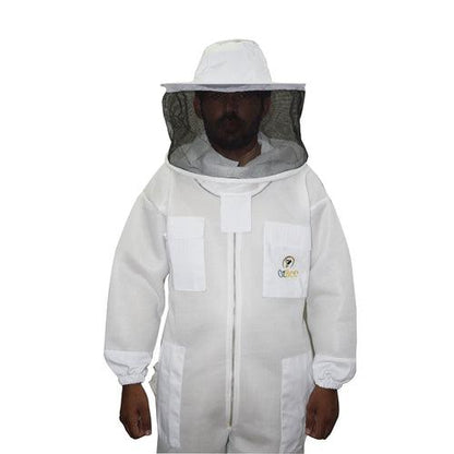 Beekeeping Bee Suit 2 Layer Mesh Round Head Style Ultra Cool & Light Weight - 5XL