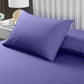 Royal Comfort 2000TC 3 Piece Fitted Sheet and Pillowcase Set Bamboo Cooling - Double - Royal Blue