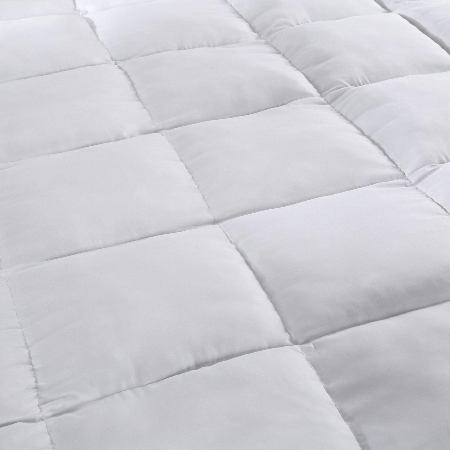 Royal Comfort 1000GSM Luxury Bamboo Fabric Gusset Mattress Pad Topper Cover - Double - White
