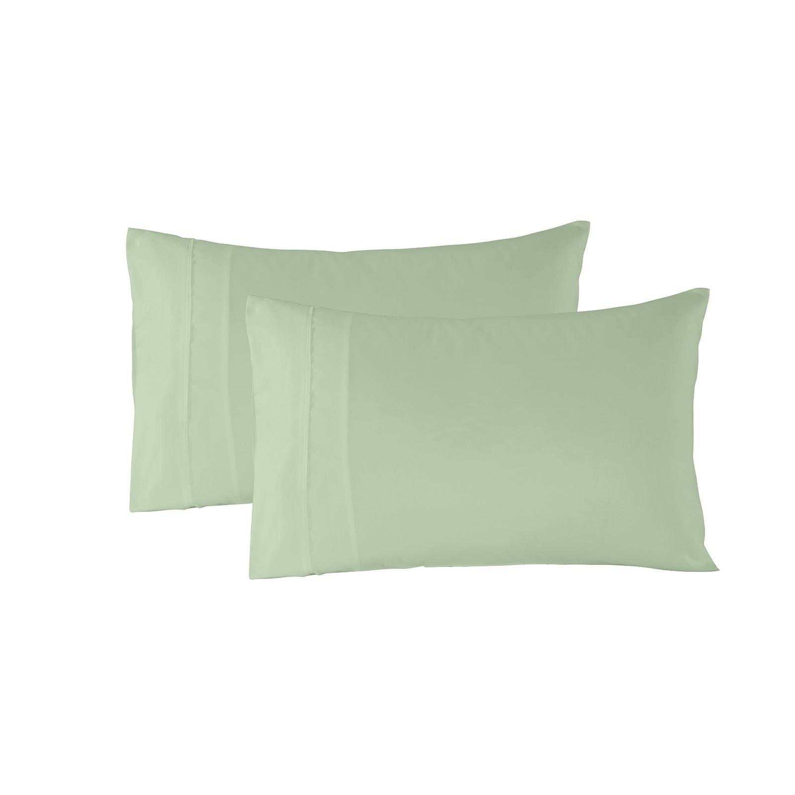 Royal Comfort 1200 Thread Count Sheet Set 4 Piece Ultra Soft Satin Weave Finish - Double - Sage Green