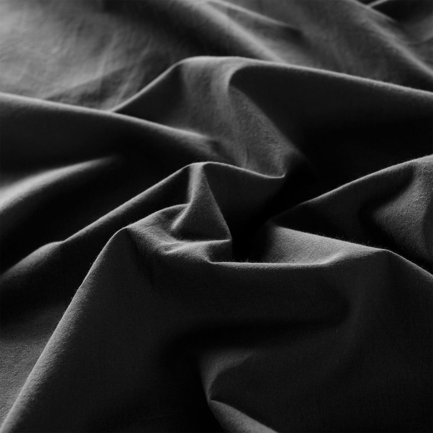 Royal Comfort Vintage Washed 100% Cotton Quilt Cover Set Bedding Ultra Soft - Double - Charcoal