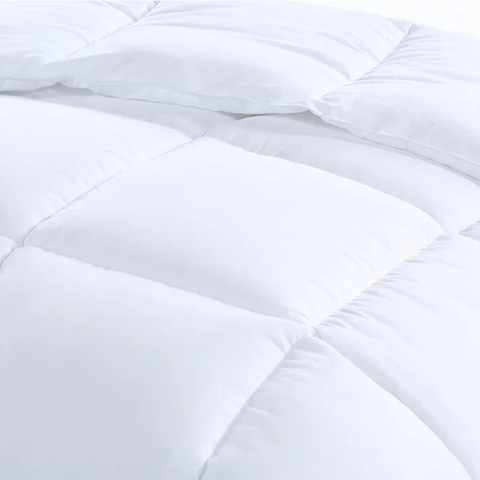 Royal Comfort 800GSM Silk Blend Quilt Duvet Ultra Warm Winter Weight - Double - White