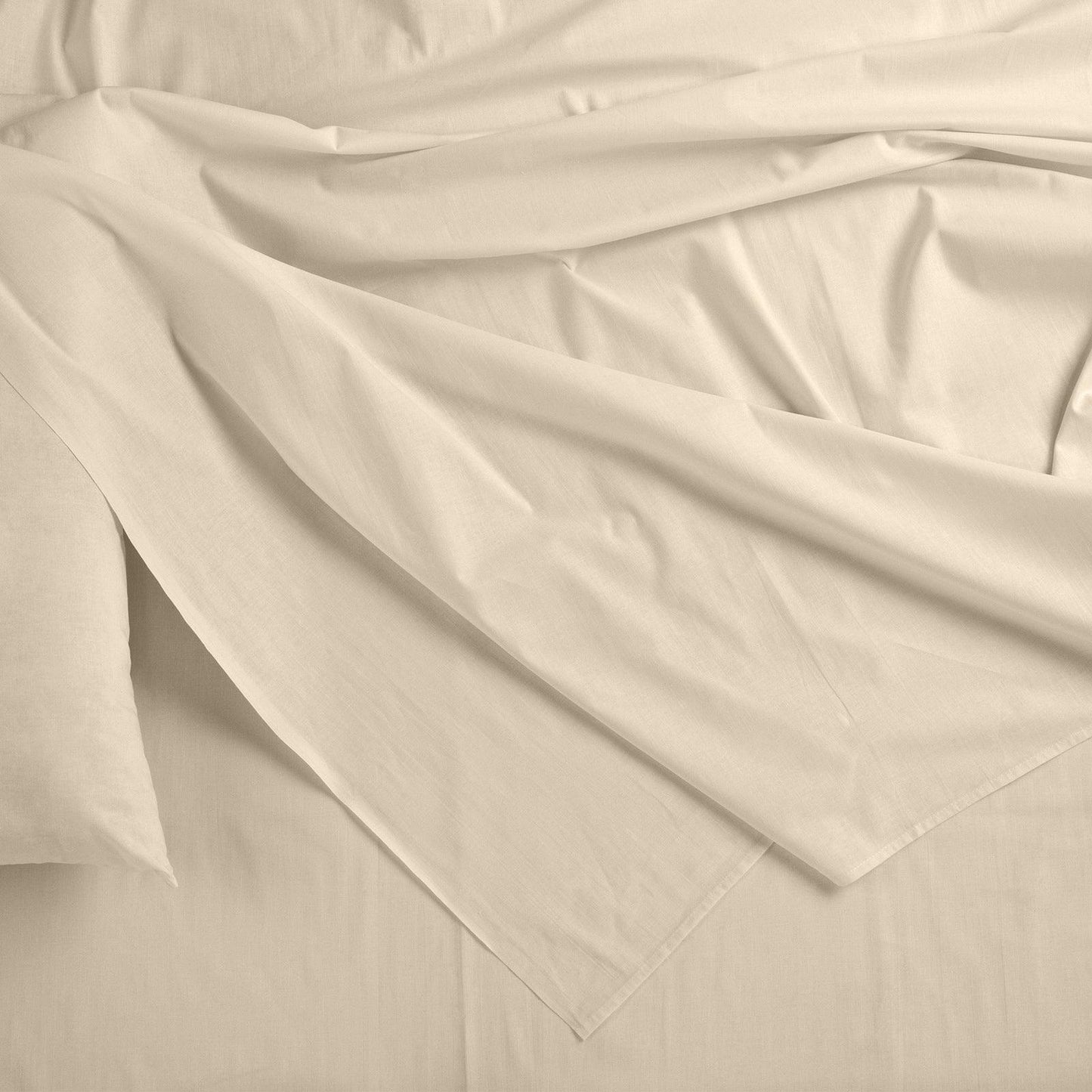 Royal Comfort Bamboo Blended Sheet & Pillowcases Set 1000TC Ultra Soft Bedding - Queen - Ivory
