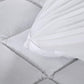 Royal Comfort 1000GSM Memory Mattress Topper Cover Protector Underlay - Single - White