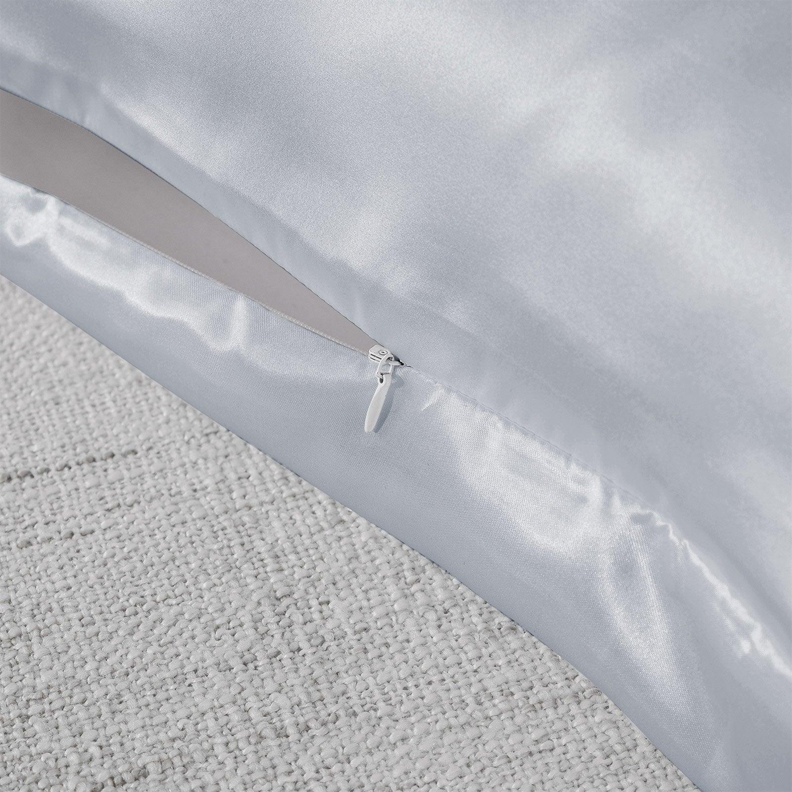 Royal Comfort Pure Silk Pillow Case 100% Mulberry Silk Hypoallergenic Pillowcase - Silver