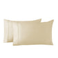 Royal Comfort Twin Pack Pillowcases Cooling Bamboo Blend Ultra Soft 51cm x 76cm - Sand