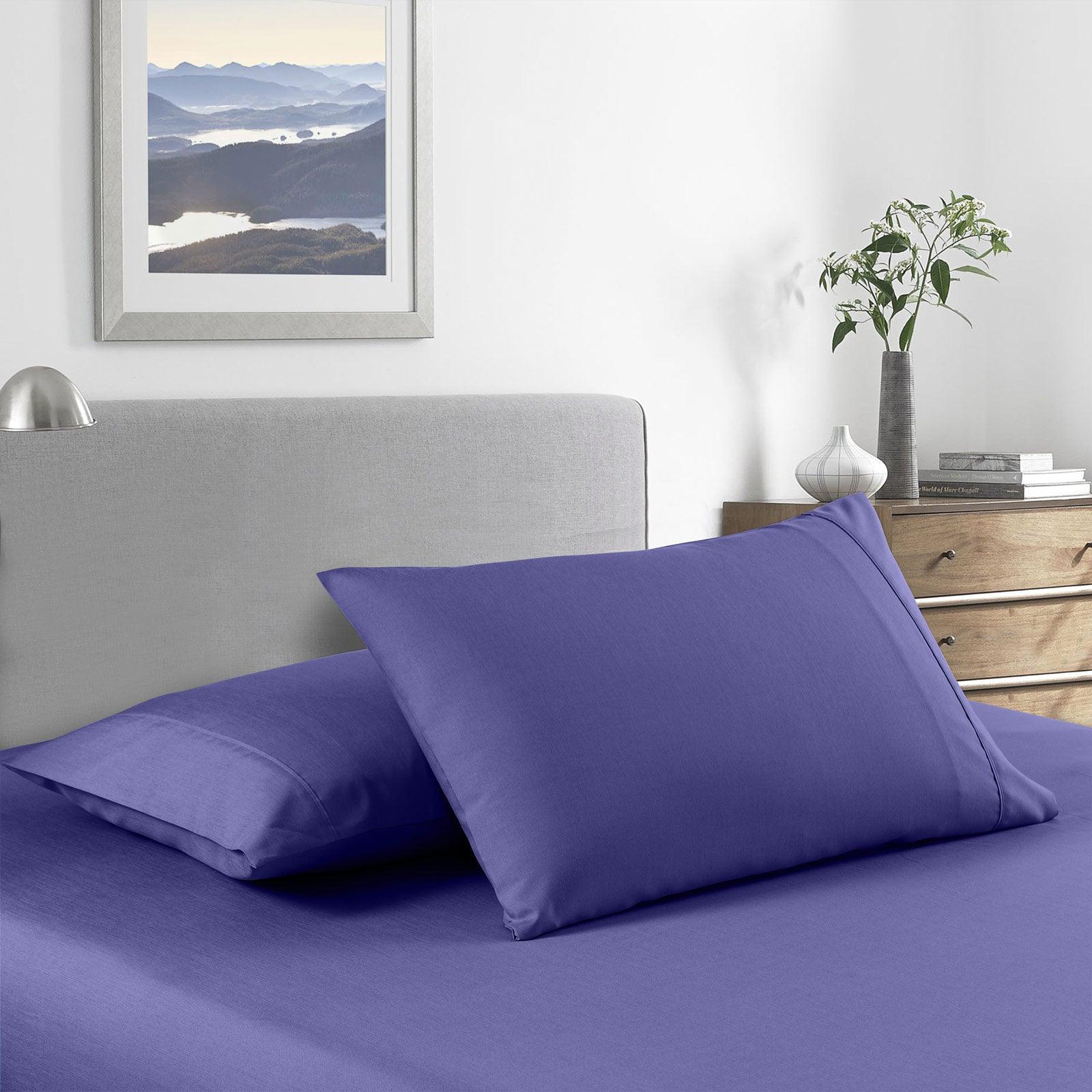 Royal Comfort 2000 Thread Count Bamboo Cooling Sheet Set Ultra Soft Bedding - Single - Royal Blue