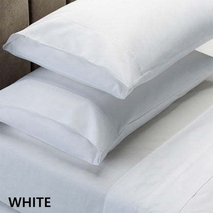 Royal Comfort 1500 Thread Count Cotton Rich Sheet Set 4 Piece Ultra Soft Bedding - Double - White