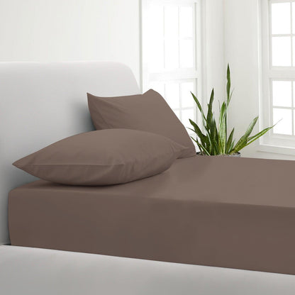 Park Avenue 1000TC Cotton Blend Sheet & Pillowcases Set Hotel Quality Bedding - Double - Pewter