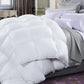 50% Duck Feather & 50% Duck Down Quilt 500GSM + Duck Pillows Twin Pack Combo Single White