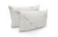 Royal Comfort Bamboo Blend Sheet Set 1000TC and Bamboo Pillows 2 Pack Ultra Soft - Queen - Warm Grey
