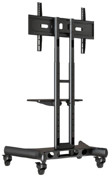 Atdec mobile TV Cart Black - AD-TVC-45 - Supports Up to 65"45kg - Adjustable height