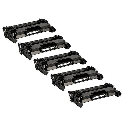 Compatible Premium 5 x 6A Toner Cartridge CF226A - for use in HP Printers