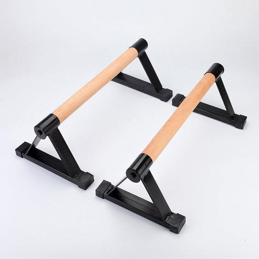 1 Pair Parallettes Set Push-up Parallel Bar Stretch Double Rod Stand Fitness