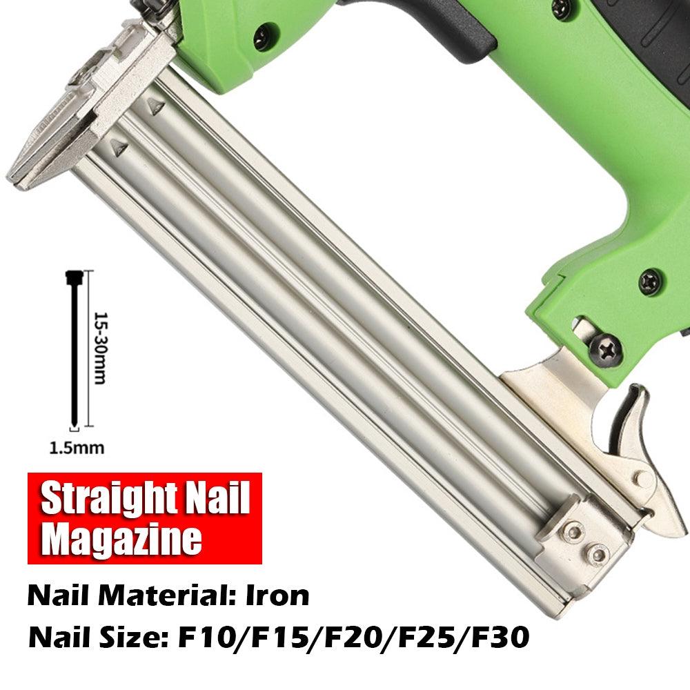 Electric Staple Gun Straight Nail Nailer Framing Heavy Duty Woodworking Stapler