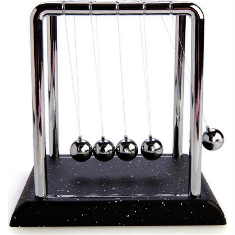 Newtons Cradle - Small With Marble Look Base