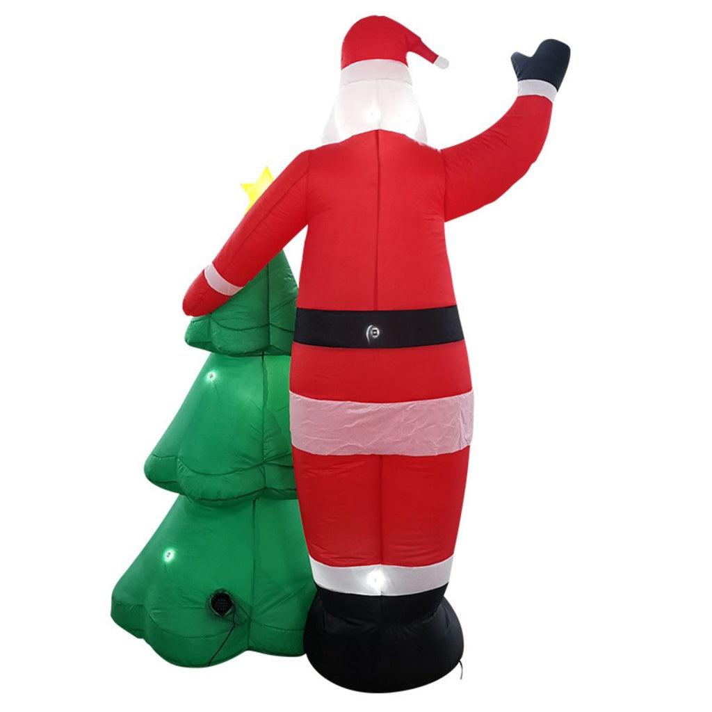 Festiss 2.5m Santa and Christmas Tree Christmas Inflatable with LED FS-INF-01