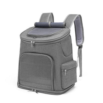 Floofi Pet Backpack -Model 2 (Grey) FI-BP-102-FCQ