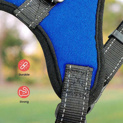 FLOOFI Dog Harness XL Size (Blue) FI-PC-159-XL