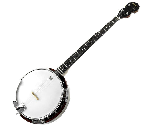 Karrera 5 String Resonator Banjo - Brown