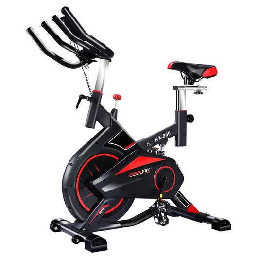 Powertrain RX-900 Exercise Spin Bike Cardio Cycling - Red