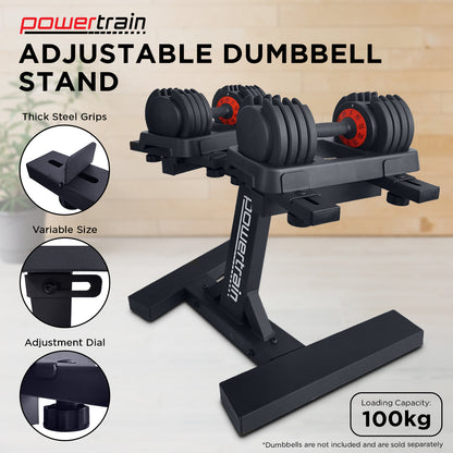 Powertrain Adjustable Dumbbell Stand GEN2 Pro