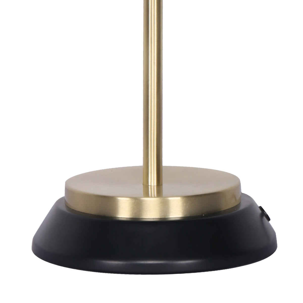 Sarantino Electric Reading Light Table Lamp Brass Finish - Black